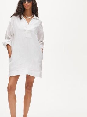 J. Crew Cream Swim Coverup